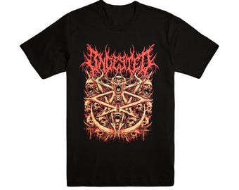 Ingested Realm of Horror t shirt •Ingested Band Shirt •Ingested Hoodie •Ingested Tour Shirt •Brutal Death Metal Band Shirt