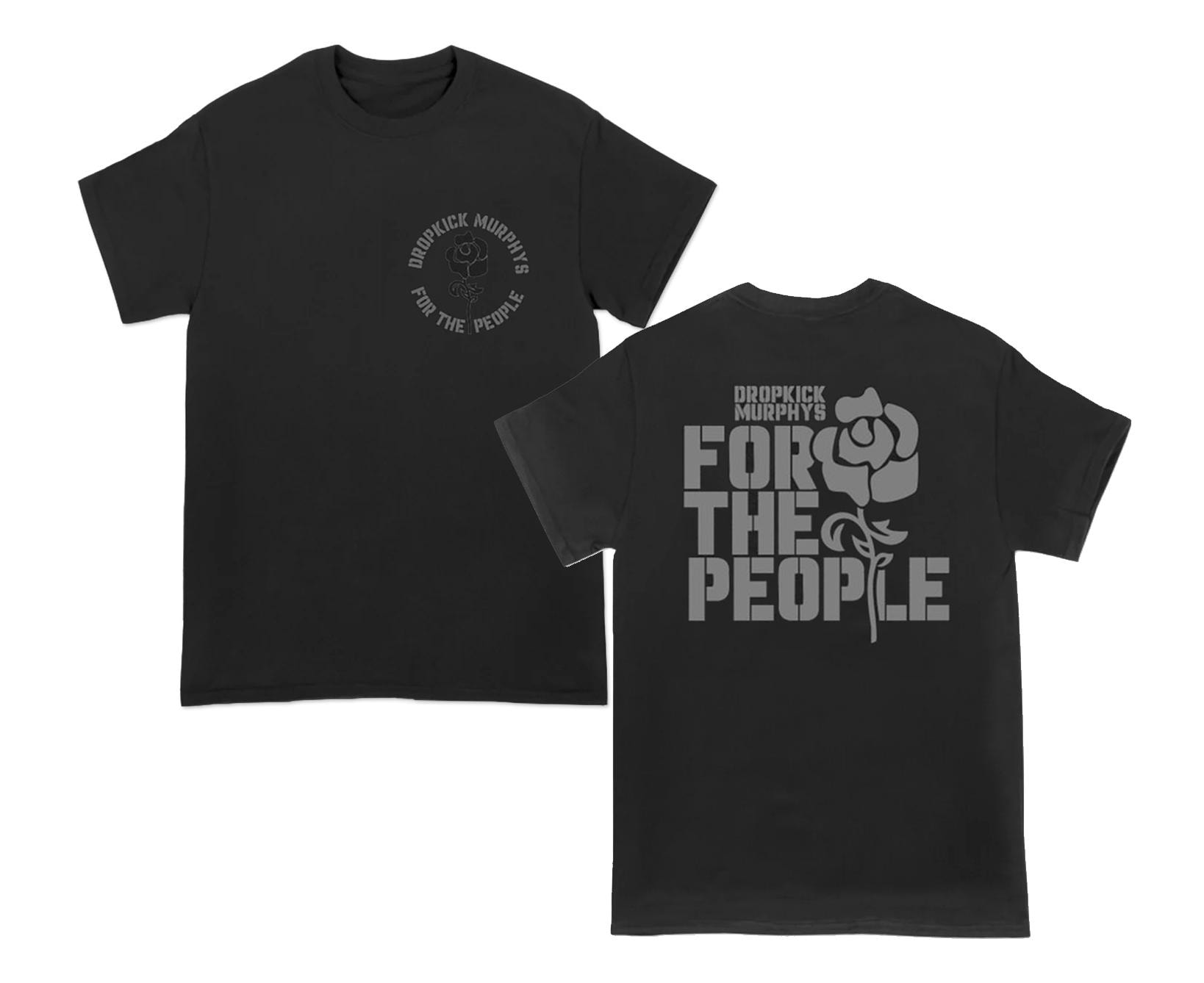 Dropkick Murphys T-Shirt Uomo Cursive Nero - 100% Cotone, Regular Fit, Taglia M - 2