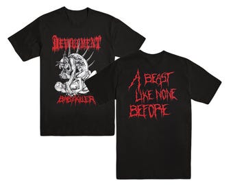 Devourment Babykiller t shirt •Devourment  Band Tee •Devourment  T-shirt Hoodie •Devourment Band Merch •Death metal band shirt