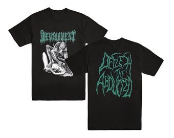 Devourment Deflesh The Abducted T shirt •Devourment  Band Tee •Devourment  T-shirt Hoodie •Devourment Band Merch •Death metal band shirt