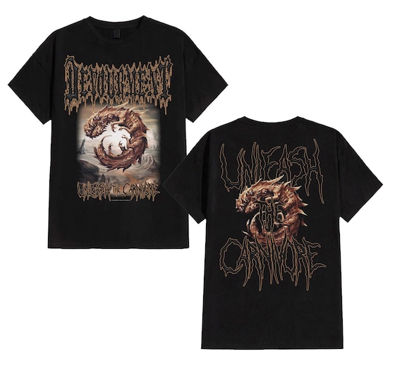 DEVOURMENT Unleash the Carnivore Tシャツ L Devourment Unleash the Carnivore T Shirt - Devourment Band Tee