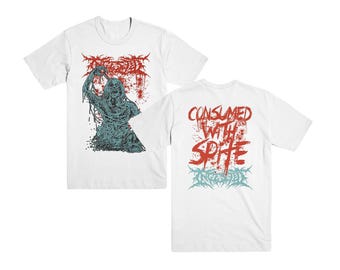 Ingested Consumed With Spite t shirt •Ingested Band Shirt •Ingested Hoodie •Ingested Tour Shirt •Brutal Death Metal Band Shirt