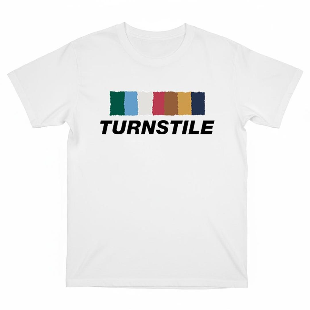 Turnstile Color Wall Shirt •turnstile Band Tee •turnstile T-shirt