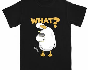 What Funny Duck shirt, Gift for Duck Lover, Duck Lover Shirt, Duck Shirt, Vintage Duck, Retro Duck Shirt, Duck meme shirt