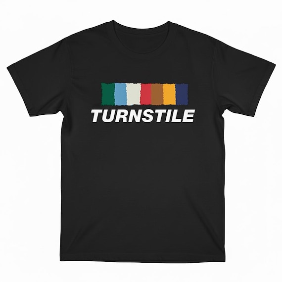 Turnstile Color Wall Shirt •turnstile Band Tee •turnstile T-shirt