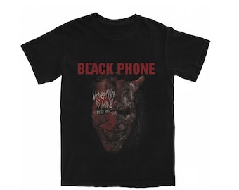 The Black Phone Vengeance Is Mine Shirt | The Grabber Shirt | Horror Movie Tee | Vintage Halloween | T-Shirt for Horror Fans | Black Phone 2