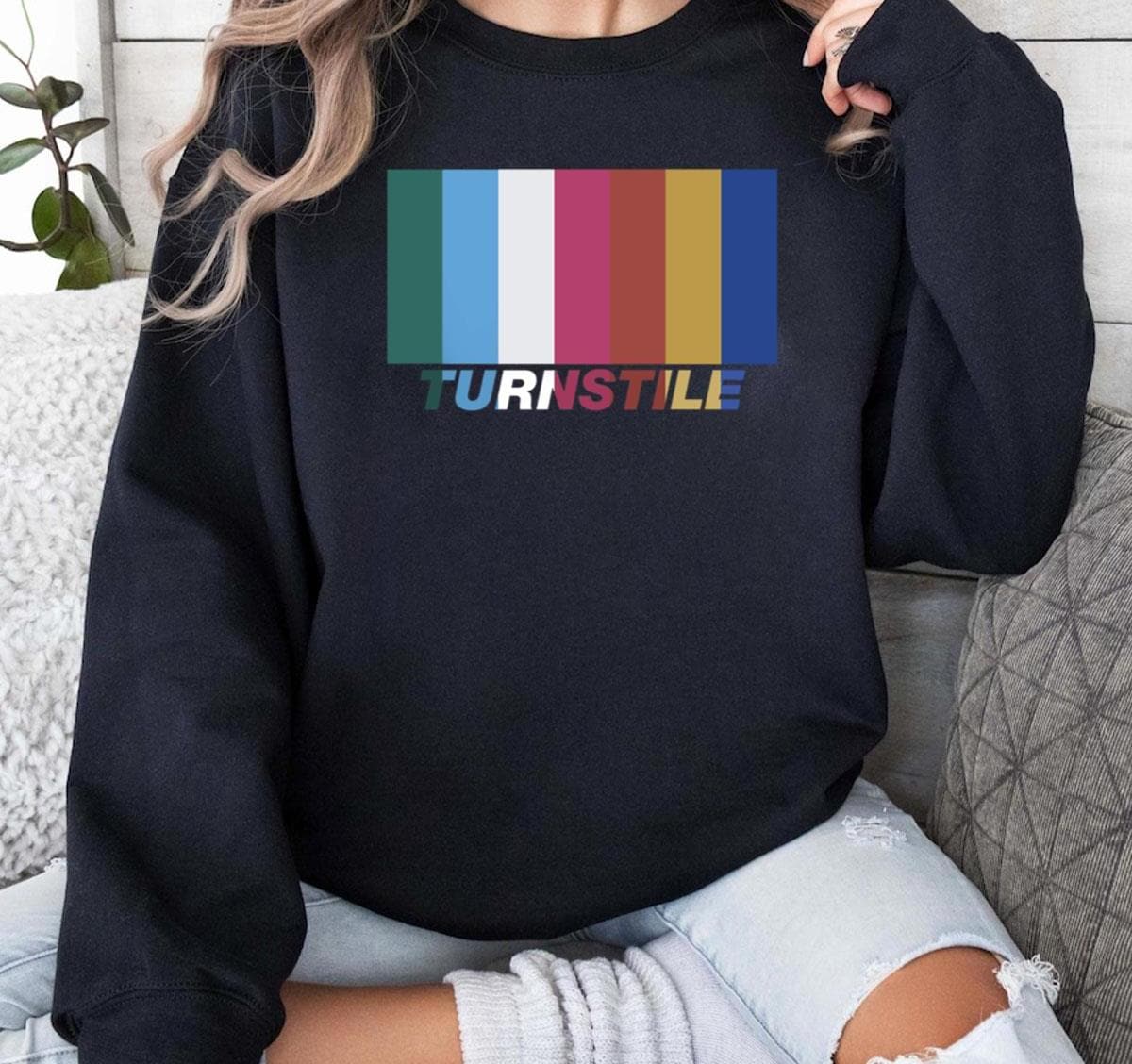 Turnstile Color Wall Shirt •turnstile Band Tee •turnstile T-shirt