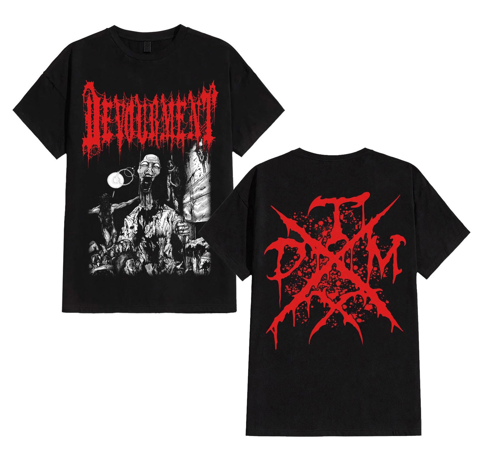 i*n様 devourment シャツ　XL デスメタル Devourment in the Morgue T Shirt - Devourment Band Tee