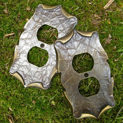 Vintage Arts & Crafts Spanish Mission Medieval Gothic Outlet Covers Salvage Hardware
