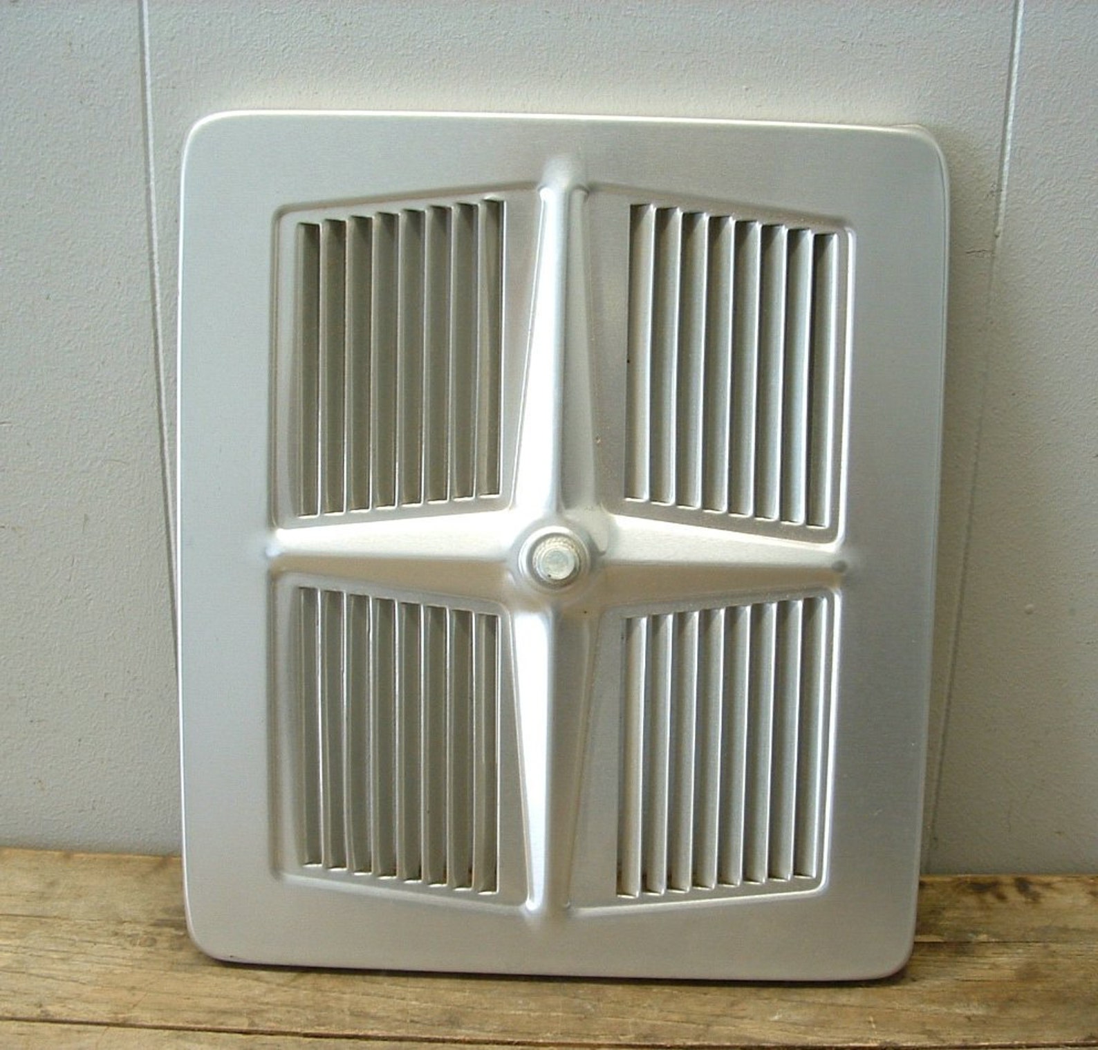 Vintage Retro Aluminum Exhaust Fan Grill Vent Cover Repurpose Etsy