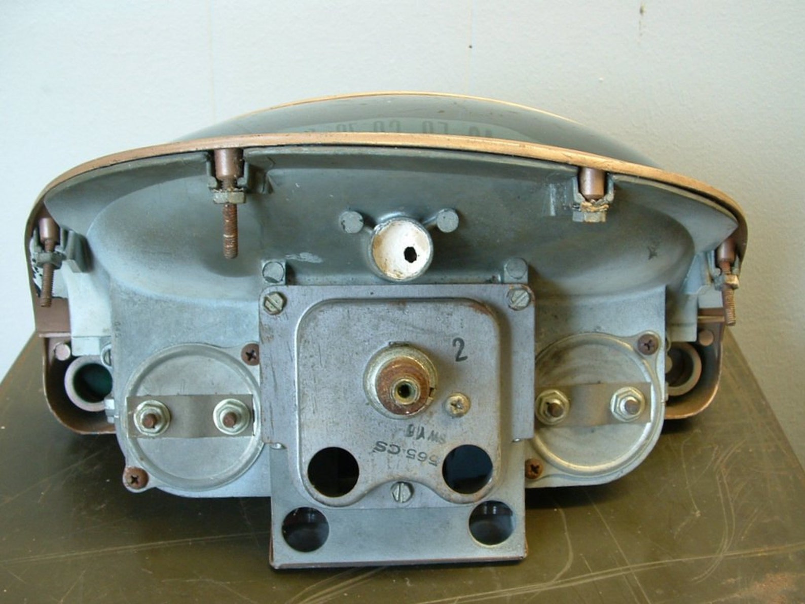 Vintage 1955 Ford Instrument Panel Speedometer Cluster Salvage Etsy