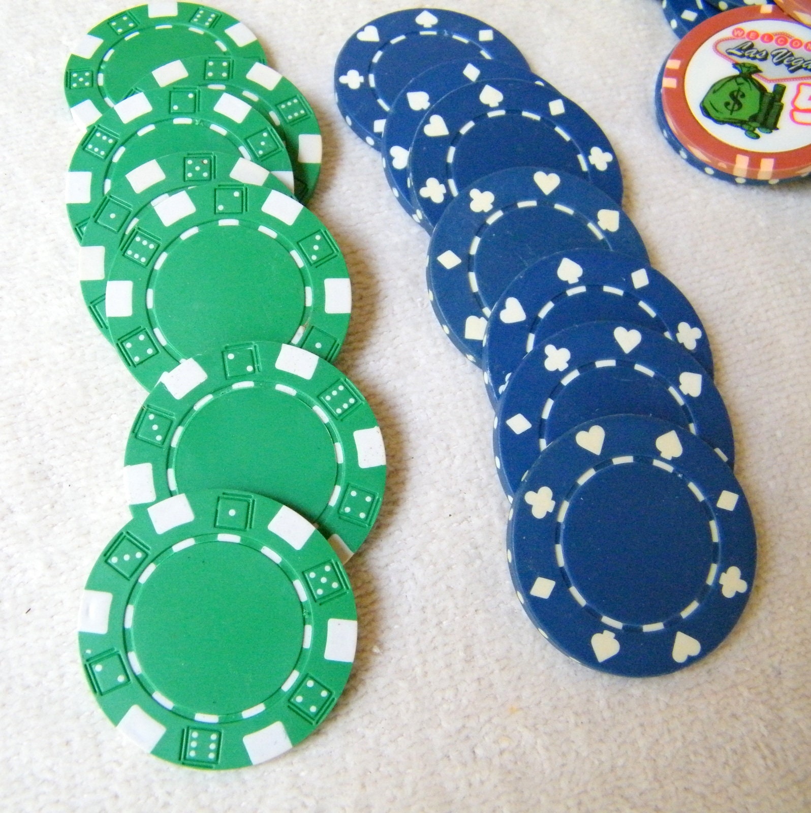 Casino Poker Chip Game Gaming Pieces Assorted Mixed Lot of Etsy