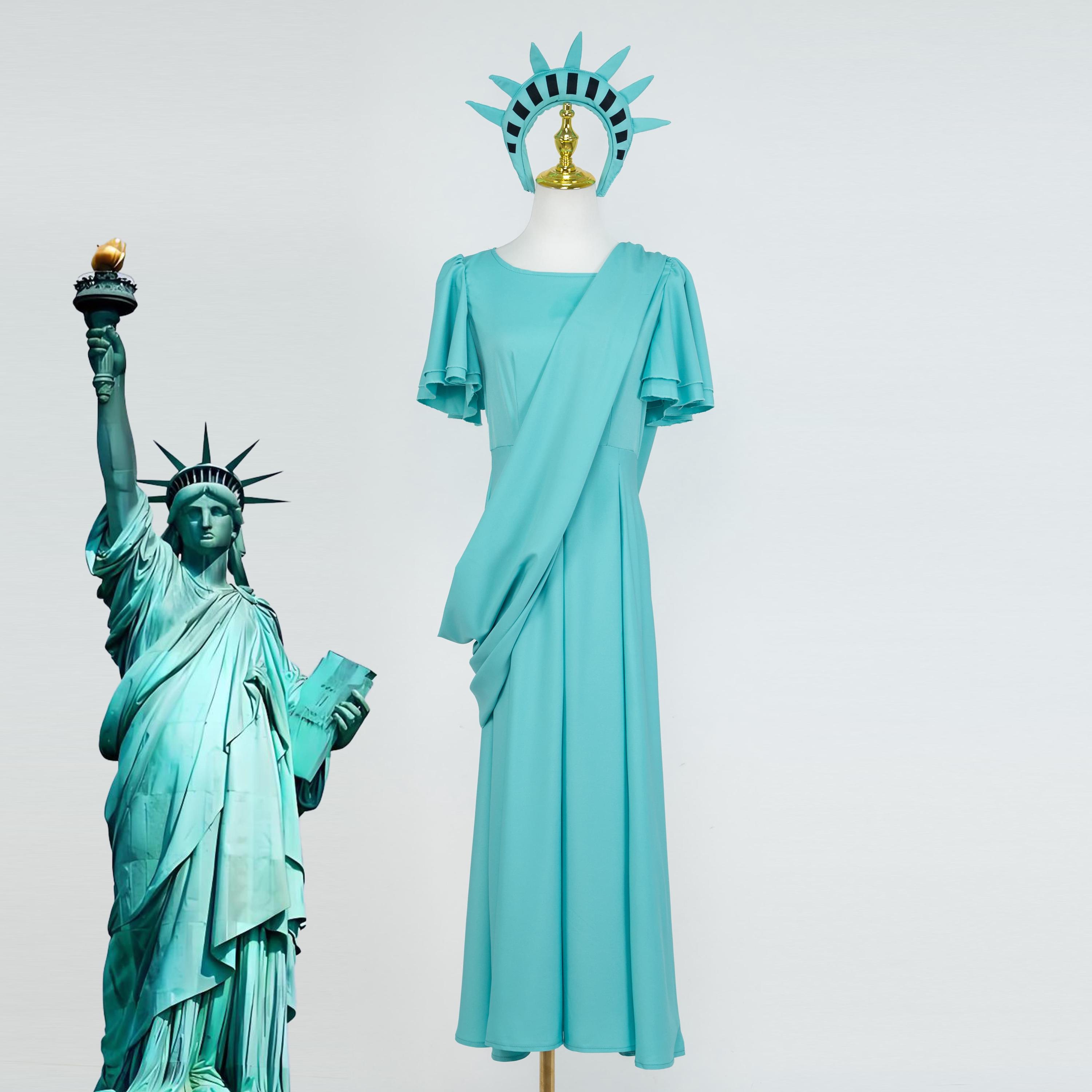 Statue of Liberty Costume Dress - Etsy