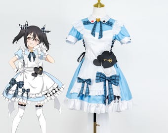 Liebe Live Muse Gigo Cafe Zusammenarbeit Cosplay Idol Outfit Anime Stage Performance Convention Halloween Party Kleid Full Set