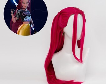 HalloweenRumi Demon Hunter Costume Wigs, Cosplay Wigs For