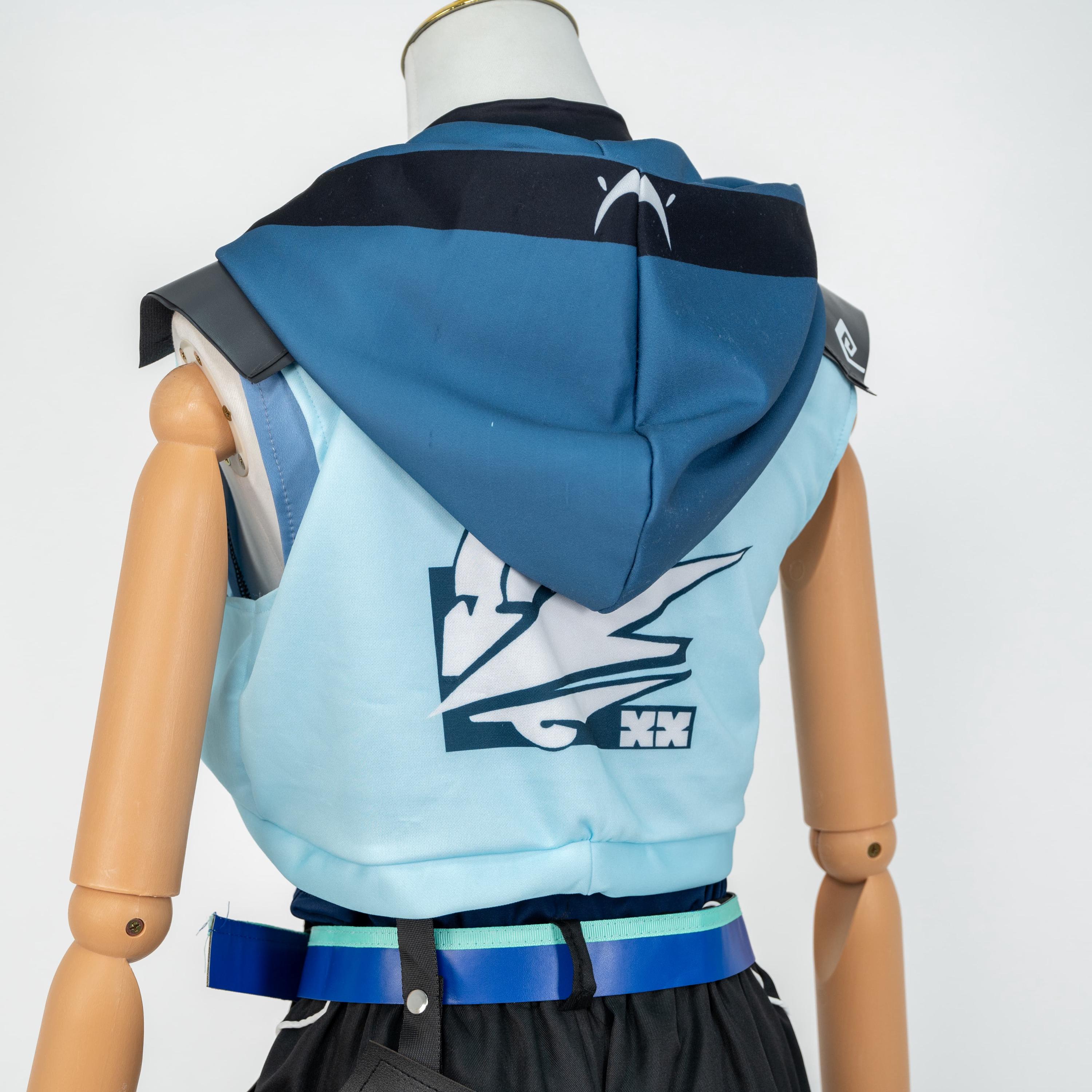 y*様 【奈喵】Valorant Jett 【コスプレ衣装】 Valorant Jett Cosplay Costume Set Gender Neutral Outfit Anime