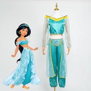 princess jasmine fancy dress costume adults Harem Princess Jasmine Arabian Aladdin Fancy Dress Up Halloween Adult Costume