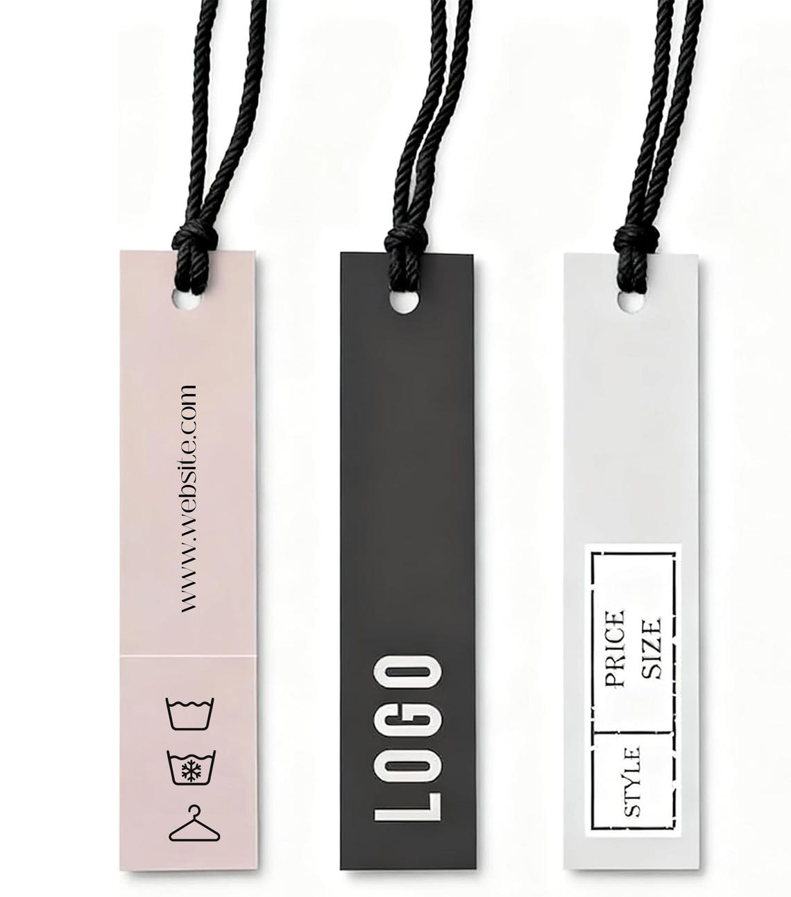 Personalized Luxury Product Tag With Strings (300gsm), Logo Product ...