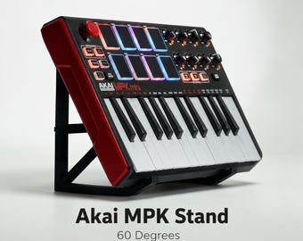 Soporte para teclado MIDI Akai MPK / Soporte de escritorio de 60 grados