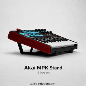 Akai MPK-stativ | 15-graders MIDI-keyboardbordsstativ