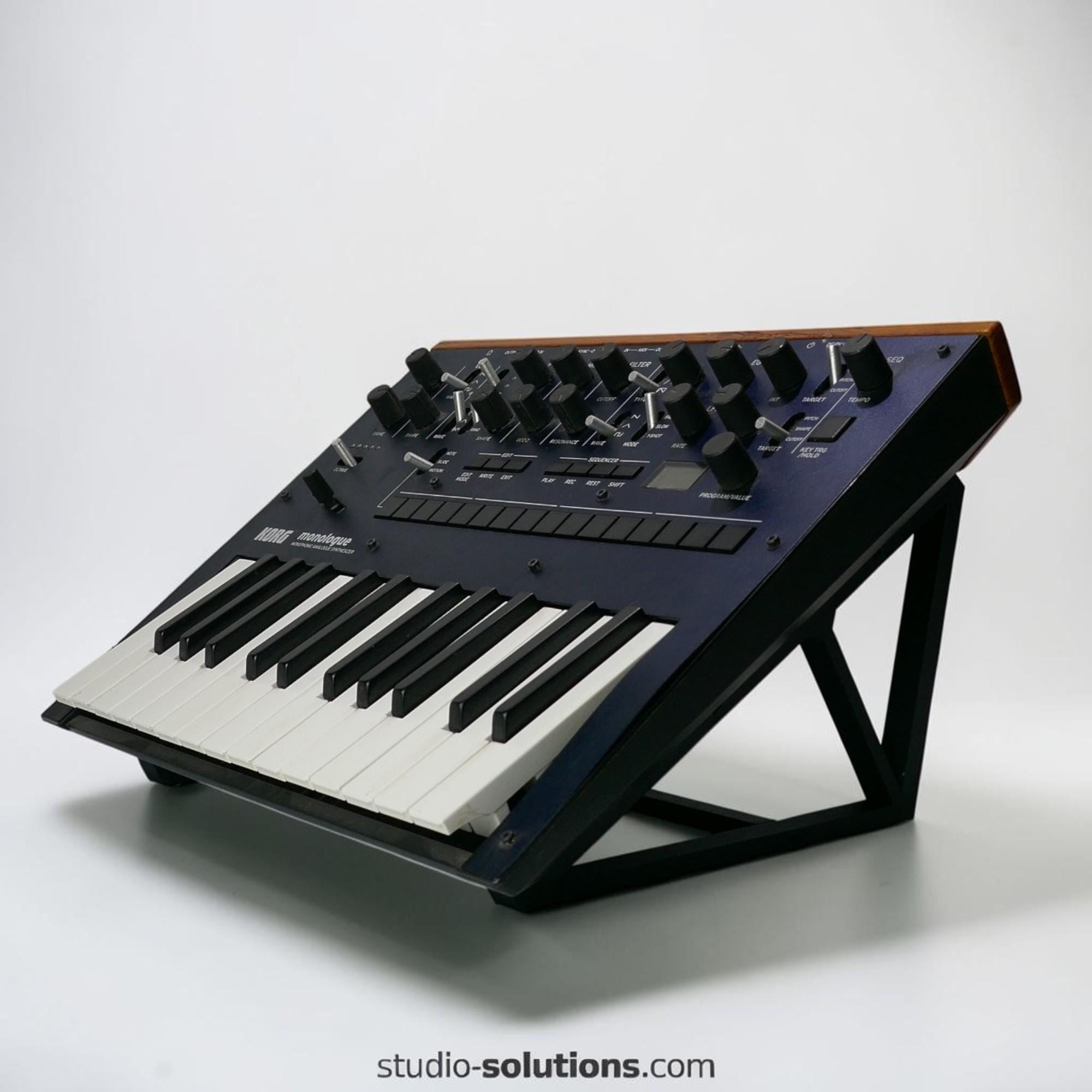 Korg Monologue Stand – 30Degrees Desktop Analog Synth Stand / Studio ...