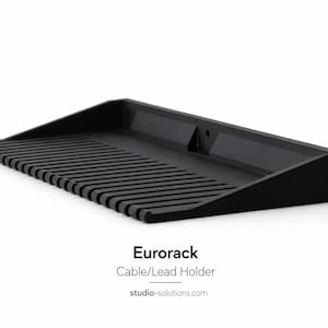 Large Eurorack Patch Modular Synth Cable Lead Holder Tidy with Storage Tray