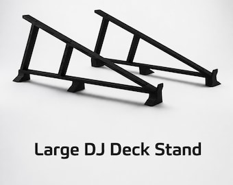 Soporte para mesa de mezclas de DJ de 18 pulgadas: elevador de escritorio inclinado para controladores y mezcladores de DJ.
