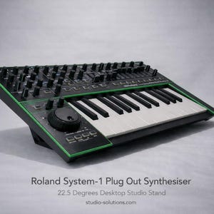 Roland System-1 Stand 22.5 Degree Synth Keyboard Stand Desktop Studio Riser