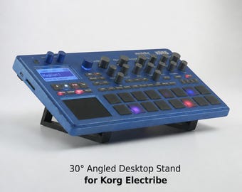 Soporte para Korg Electribe 2, elevador EMX2 de 30 grados para Groovebox, soporte de escritorio angular para sintetizador y caja de ritmos, fabricado en el Reino Unido.