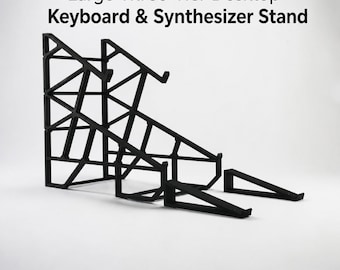 Soporte extragrande de 3 niveles para teclado, rack de escritorio para sintetizador, soporte para controlador ROLI Seaboard, organizador modular para equipos de estudio.