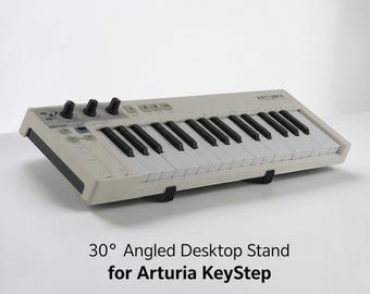 Soporte Arturia KeyStep, elevador de 30 grados para teclados MIDI y secuenciadores, soporte para controladores de sintetizadores modulares, fabricado en el Reino Unido.