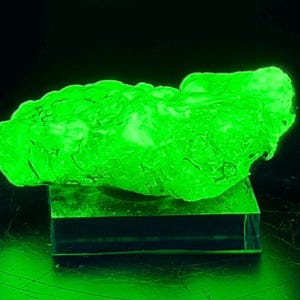 Hyalite Opal Geode - Fluorescent UV Mineral