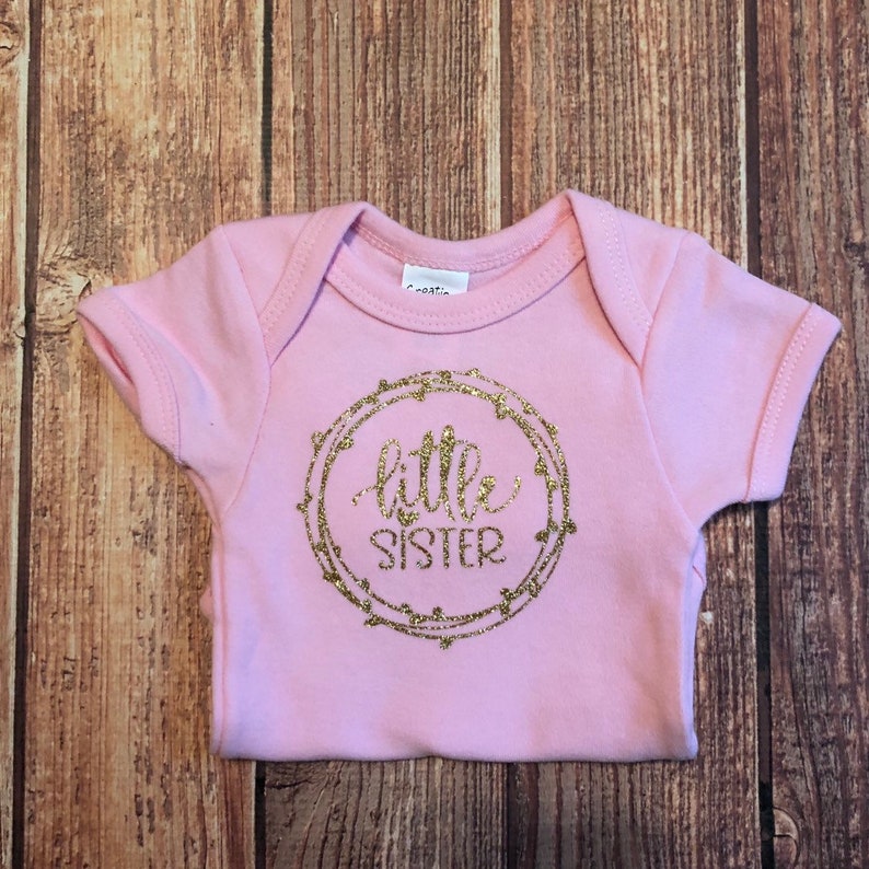 Little Sister Big Sister set Gold and Pink.