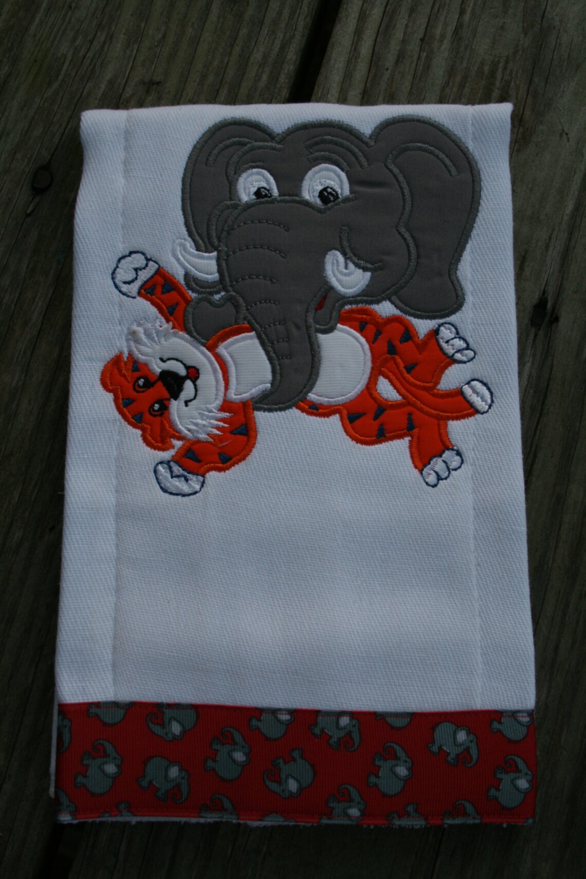Baby Elephant Burp Cloth Set. Etsy