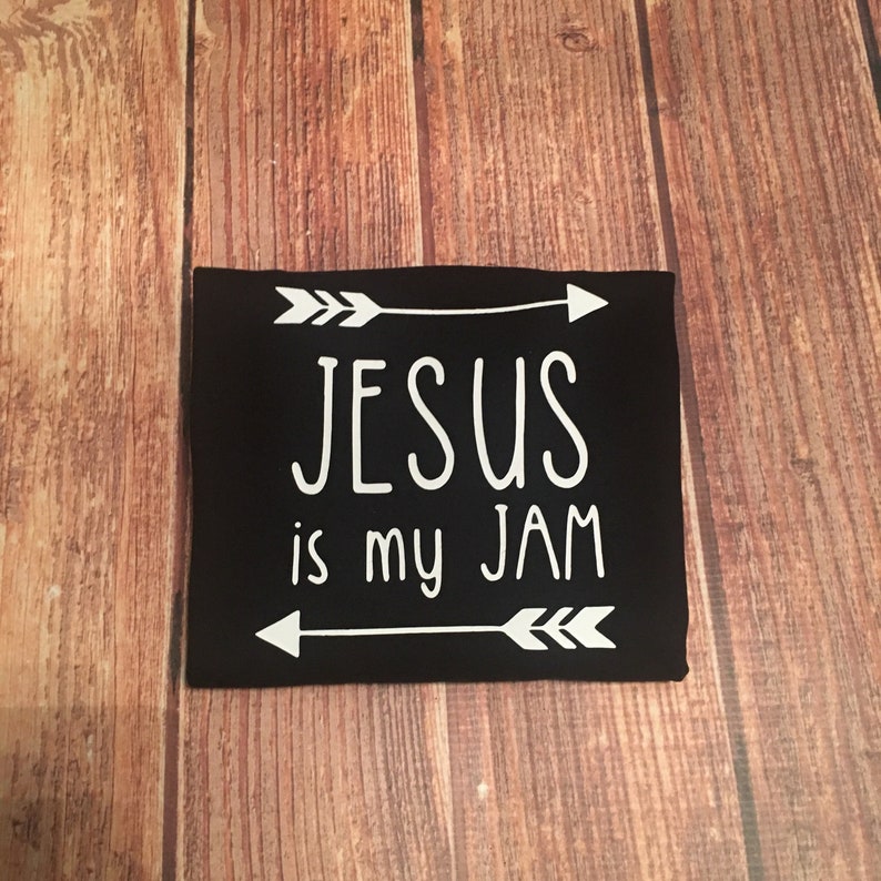 jesus is my jam black vinyl shirt etsy