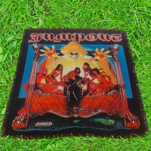 OsamaSon JumpOut Album Cover Woven Blanket | Tapestry Throw Rug for Rap Fans | Custom Wall Hanging Unique Room Decor