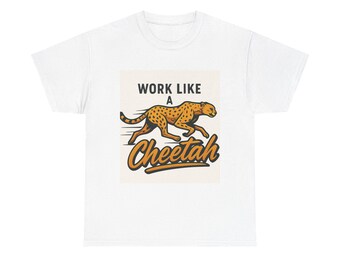 Uniseks zwaar katoenen T-shirt