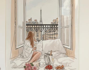 Luxury Wall Art | Paris Fashion Painting | Chic Wall Art Print | Designer Wall Decor | High-End Fashion Artwork Digital Download Blonde