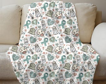 The "Gentle Blooms & POTS Essentials" Cottagecore Blanket