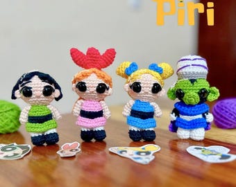 Crochet Pattern [ESP/ENG] Heroinas/ Villano Jojo/ Super PDF