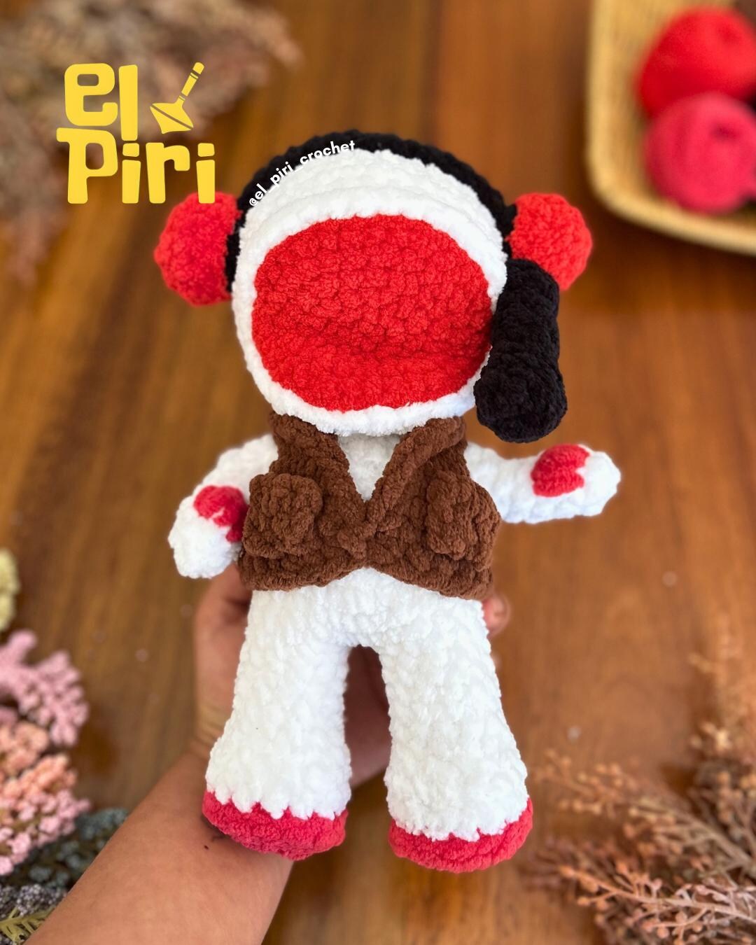 Crochet Pattern [ESP/ENG] Funny Reporter Puppet/tv Crochet Doll ...