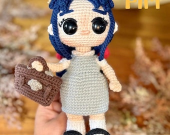 Crochet Pattern [ESP/ENG] Martial Artist/Anime Inspired Doll/Akane PDF