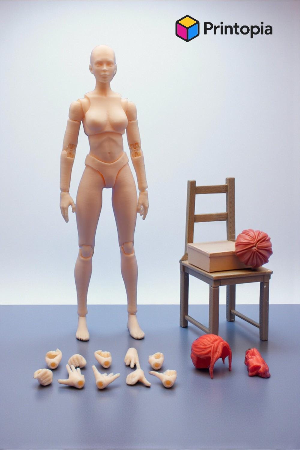 Female Action Figure Body - Etsy, image size:1000x1500