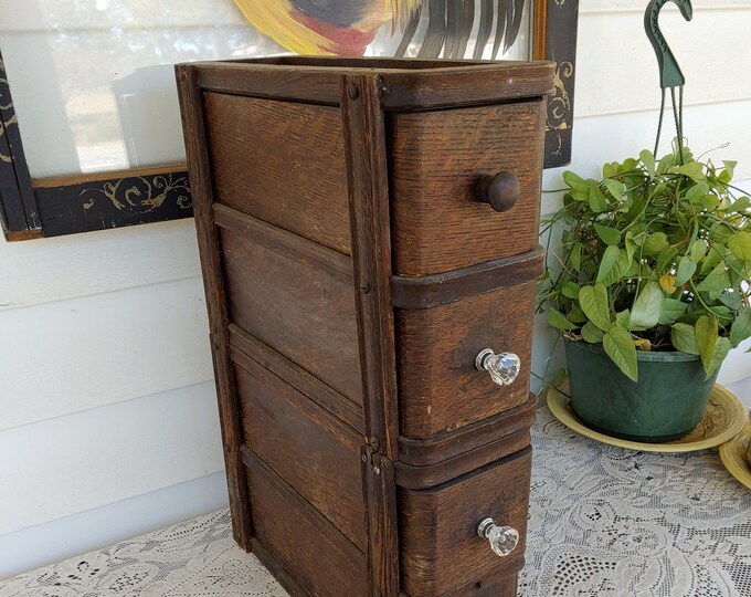 Antique Wooden Treadle Sewing Machine Drawers Drawer With Etsy