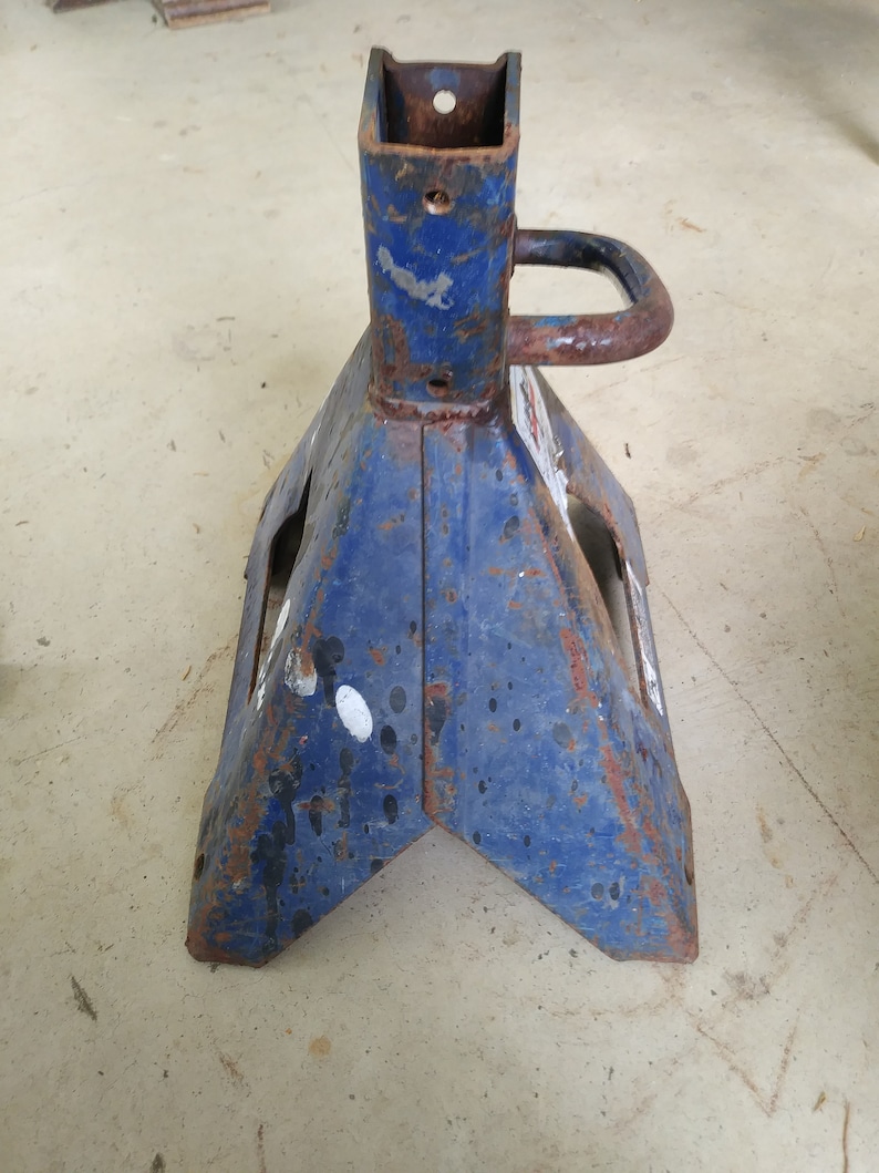 Vintage industrial made in USA jack stand lincoln 5 ton Etsy