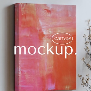 Makieta płótna z bliska, realistyczna tekstura A1 A2 A3 A4, makieta pionowego malowania, szczegółowa, inteligentny obiekt PSD, szablon Photoshop Photopea