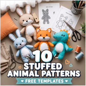 10 DIY Soft Toy Sewing Patterns | Mulberry Crafts