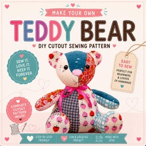 Teddy Bear Sewing Pattern for DIY Teddy Bear