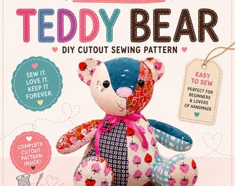 Teddybär-Nähvorlage zum Selbermachen