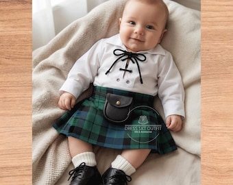 Scottish Tartan Kilts for Children - Tartan Plaid Clothing - Toddler Highland Kilt - Baby Skirt - Wedding Kilt - Handmade Baby Boy Kilt